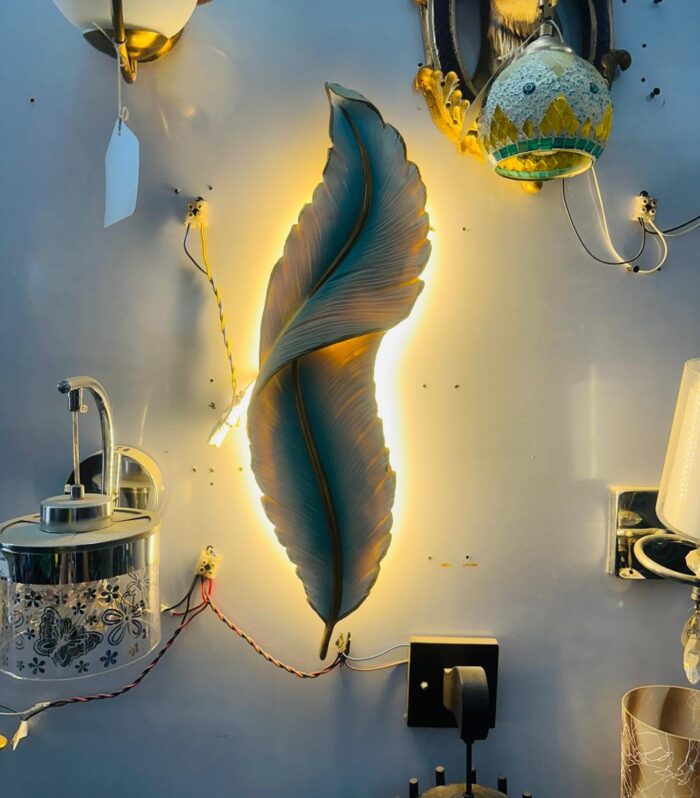 Modern Feather LED Wall Light